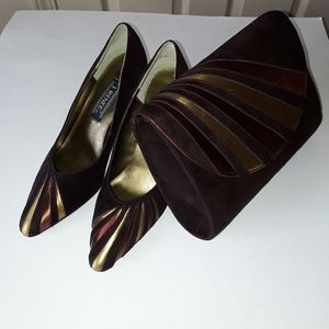 J.Renee Classic Pumps with matching clutch purse